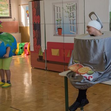 Minka Pločevinka v zasavskih vrtcih in šolah