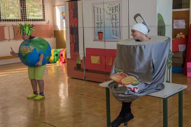 Minka Pločevinka v zasavskih vrtcih in šolah