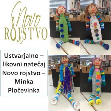 Novi izdelki udeležencev Ustvarjalno – likovnega natečaja Novo rojstvo – Minka Pločevinka že čakajo vaše všečke